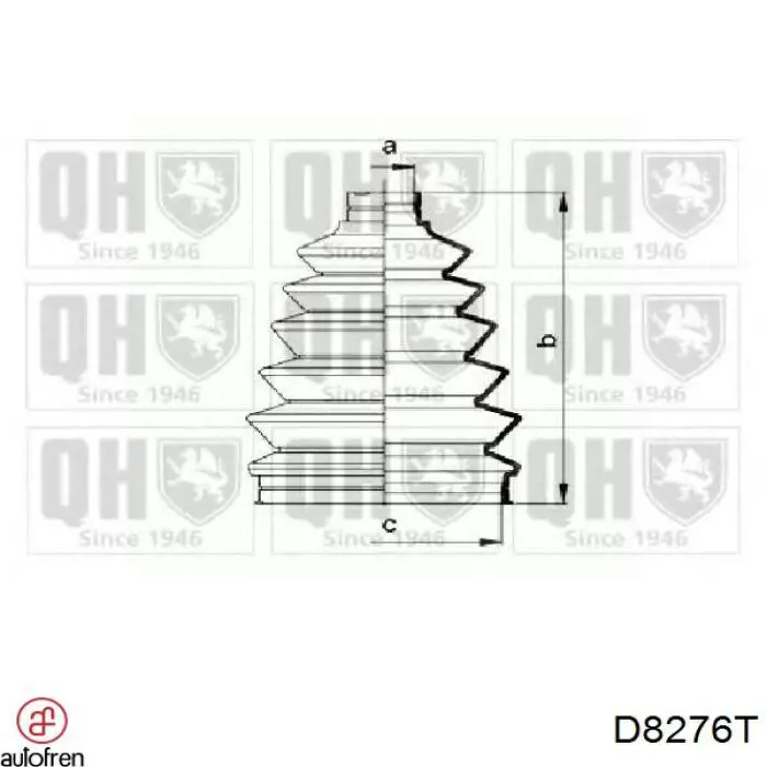 Compre D8276T Autofren Bota de proteção externa de junta homocinética do semieixo dianteiro