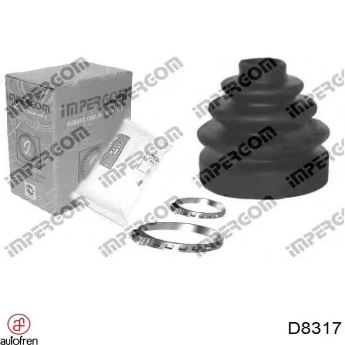 Compre D8317 Autofren Bota de proteção interna de junta homocinética do semieixo dianteiro