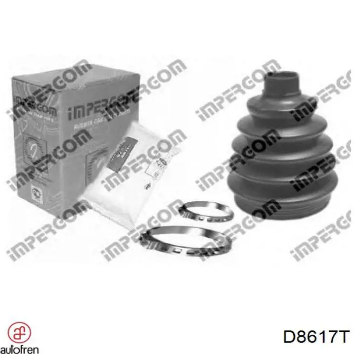 Bota de proteção externa de junta homocinética do semieixo dianteiro Autofren D8617T preço, a partir de 11,52 USD