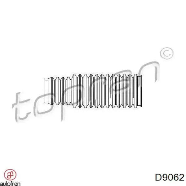 Bota de proteção do mecanismo de direção (de cremalheira) Autofren D9062 preço, a partir de 10,25 USD