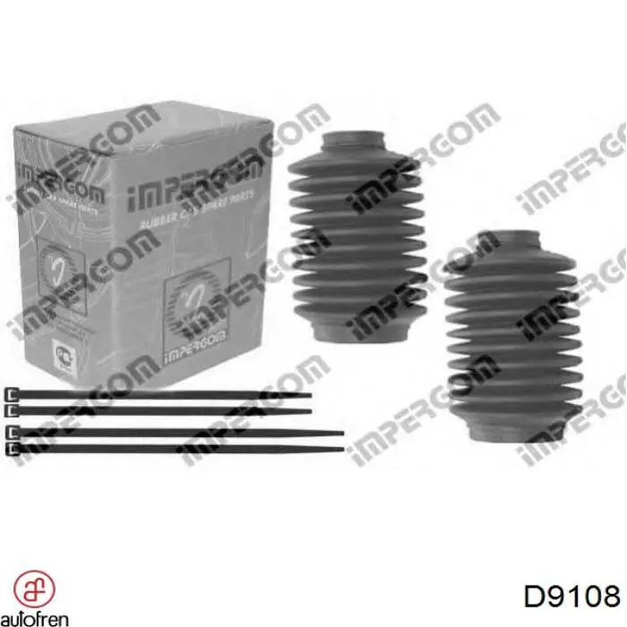 Compre D9108 Autofren Bota de proteção do mecanismo de direção (de cremalheira)