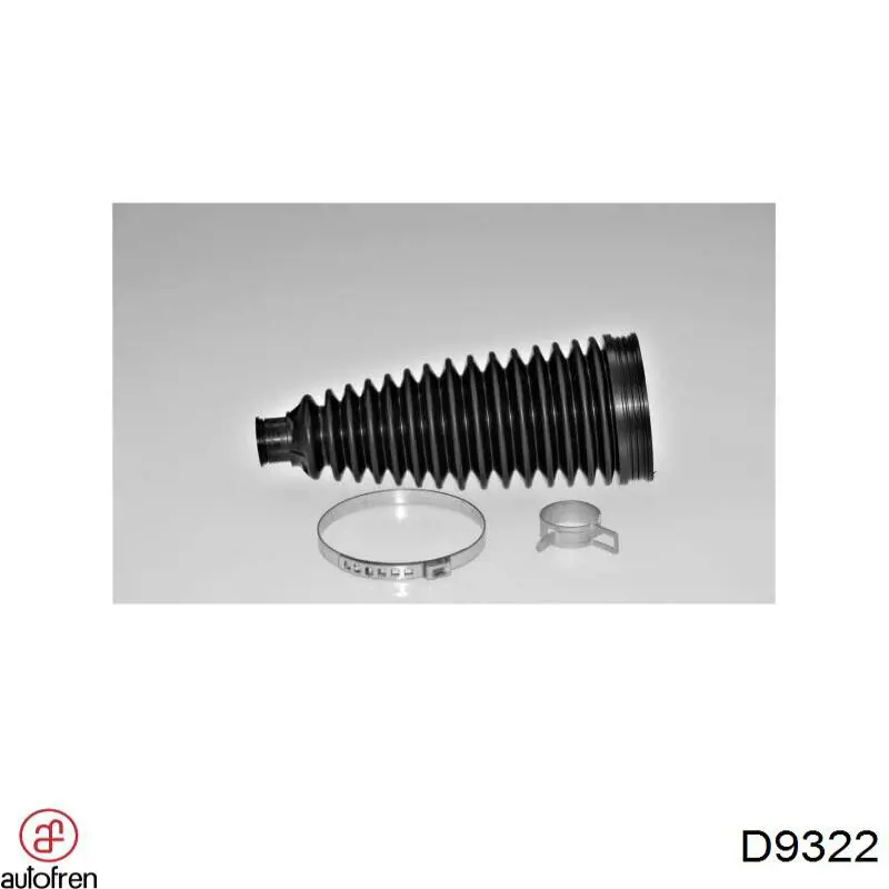 D9322 Autofren Bota de proteção do mecanismo de direção (de cremalheira)