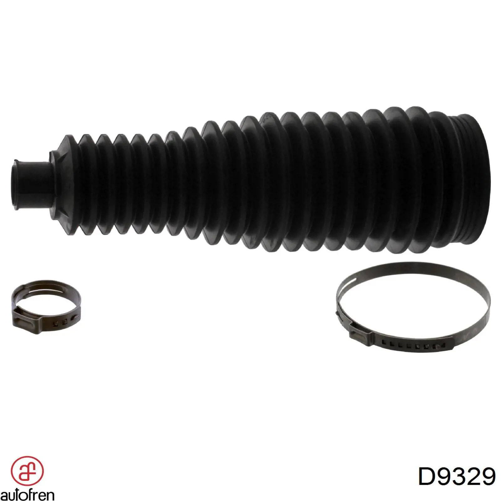 D9329 Autofren Bota de proteção esquerda do mecanismo de direção (de cremalheira)