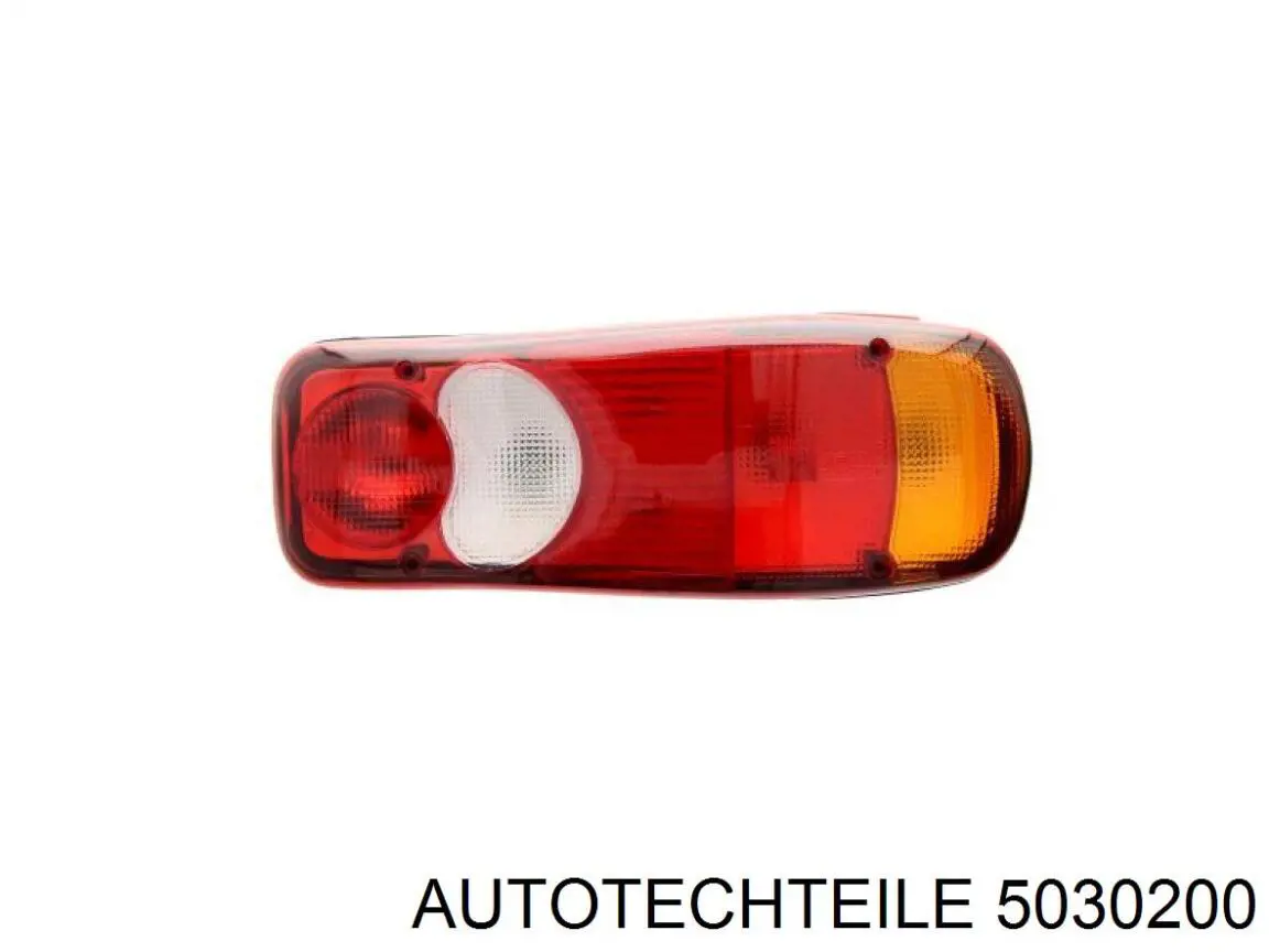 5030200 Autotechteile Vidro da luz traseira