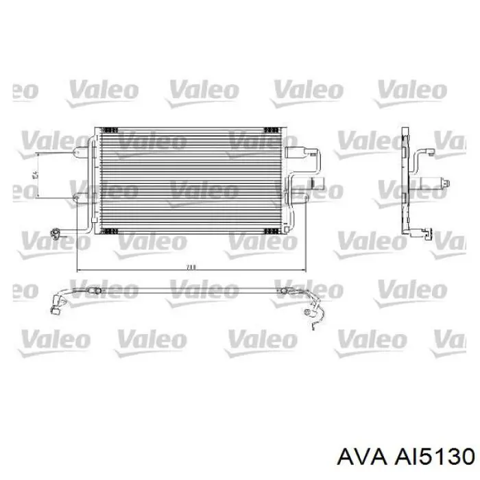 Compre AI5130 AVA Radiador de aparelho de ar condicionado
