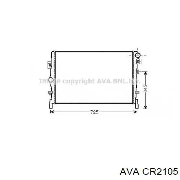 Radiador de esfriamento de motor AVA CR2105 preço, a partir de 116,94 USD