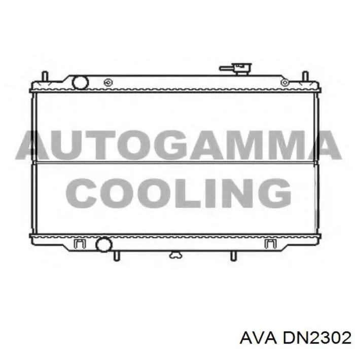 Compre DN2302 AVA Radiador de esfriamento de motor