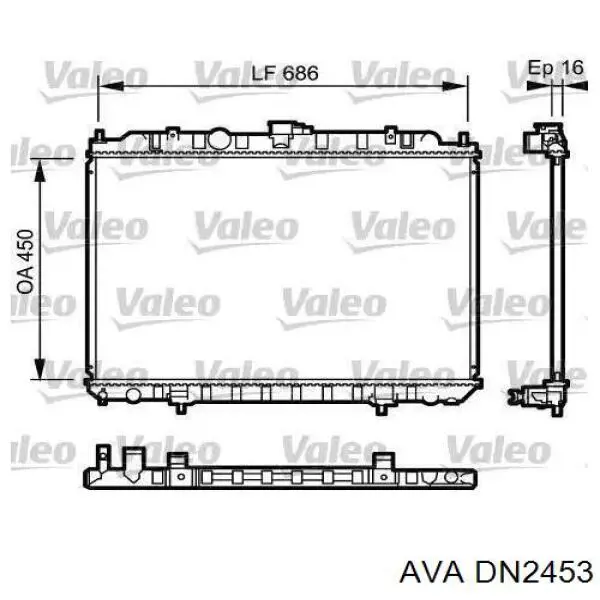Radiador de esfriamento de motor Nissan/Infiniti 214104BB0B preço, a partir de 119,74 USD