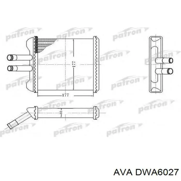 Compre DWA6027 AVA Radiador de forno (de aquecedor)