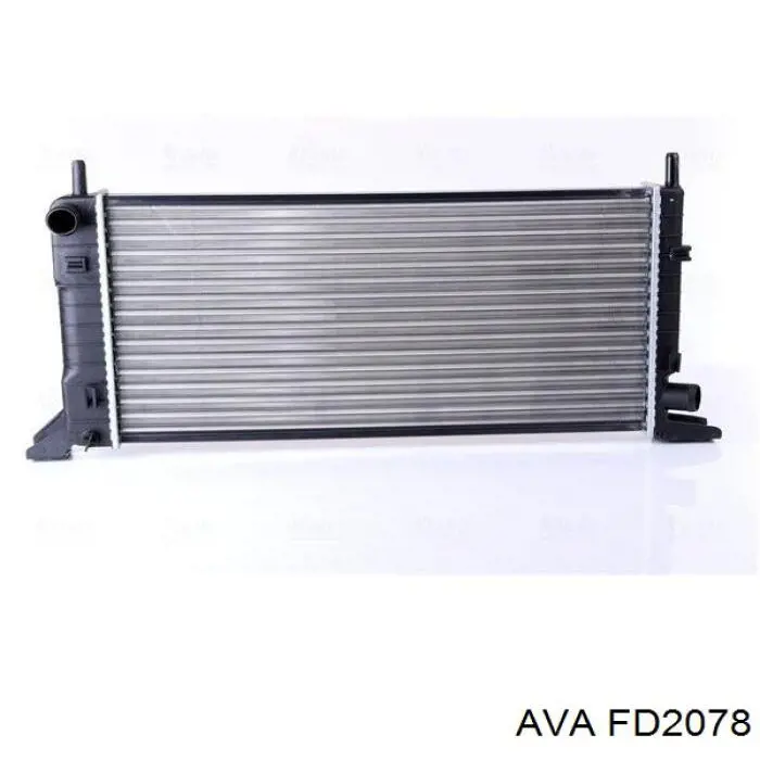 Radiador de esfriamento de motor AVA FD2078 preço, a partir de 78,57 USD