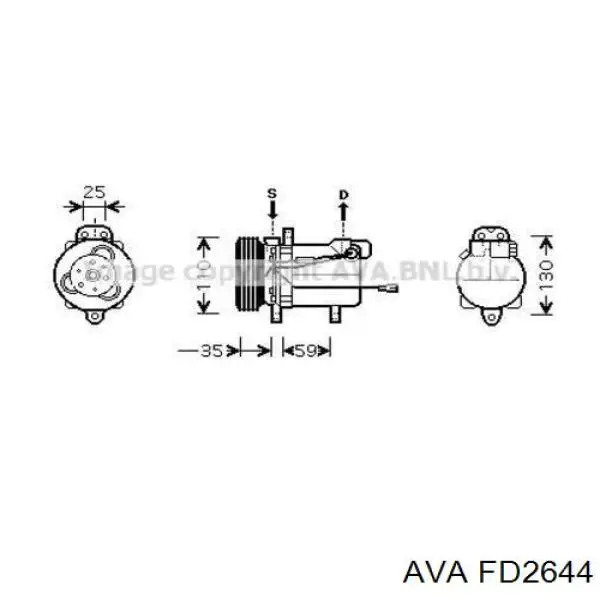 Radiador de esfriamento de motor Ford 1922567 preço, a partir de 141,69 USD
