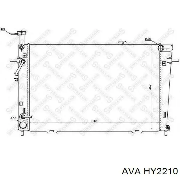 Compre HY2210 AVA Radiador de esfriamento de motor