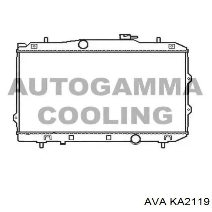 Radiador de esfriamento de motor AVA KA2119 preço, a partir de 161,65 USD