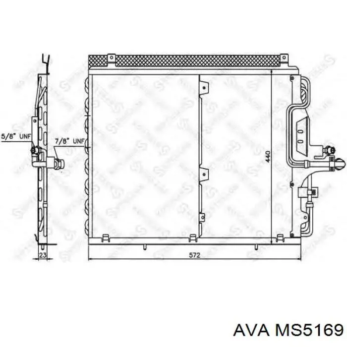 Radiador de aparelho de ar condicionado AVA MS5169 preço, a partir de 149,23 USD