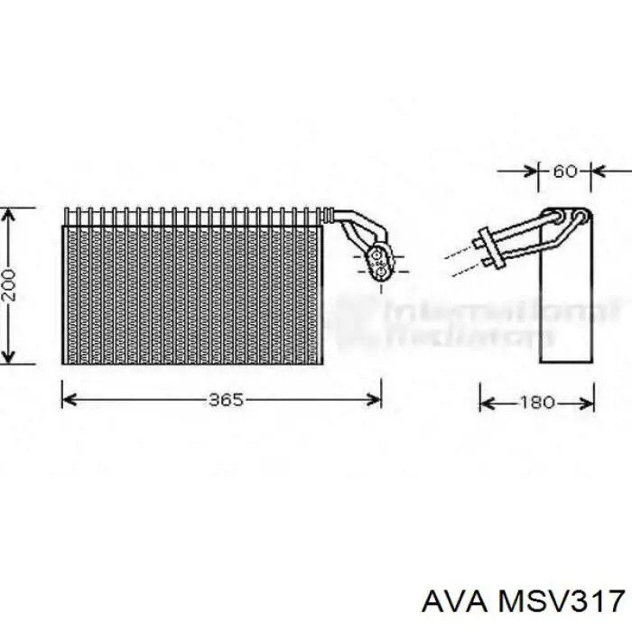 Compre MSV317 AVA Vaporizador de aparelho de ar condicionado