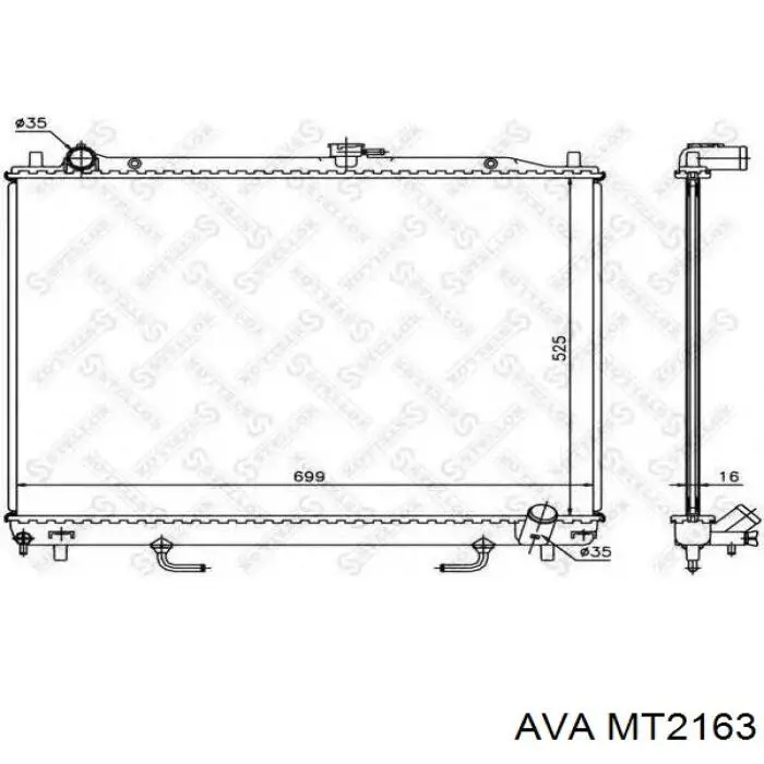 Compre MT2163 AVA Radiador de esfriamento de motor