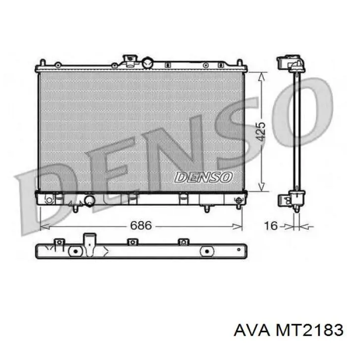 Compre MT2183 AVA Radiador de esfriamento de motor