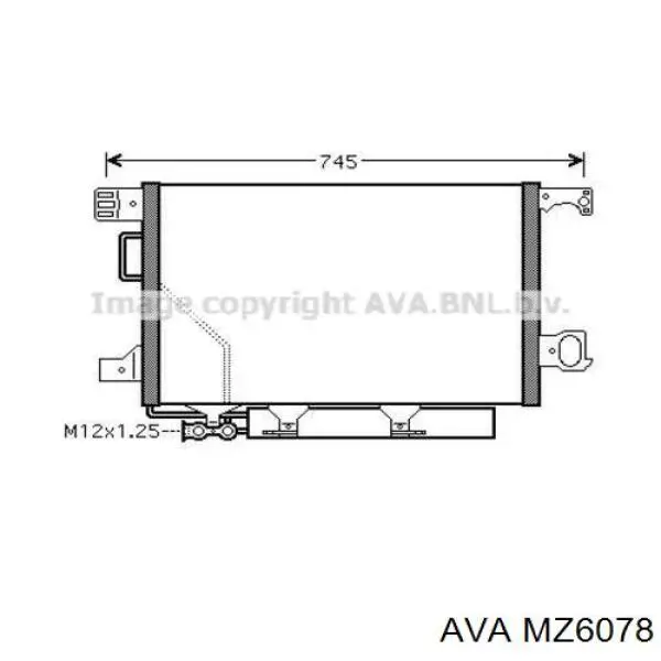 Radiador de forno (de aquecedor) Mazda 323 II 3 dr 