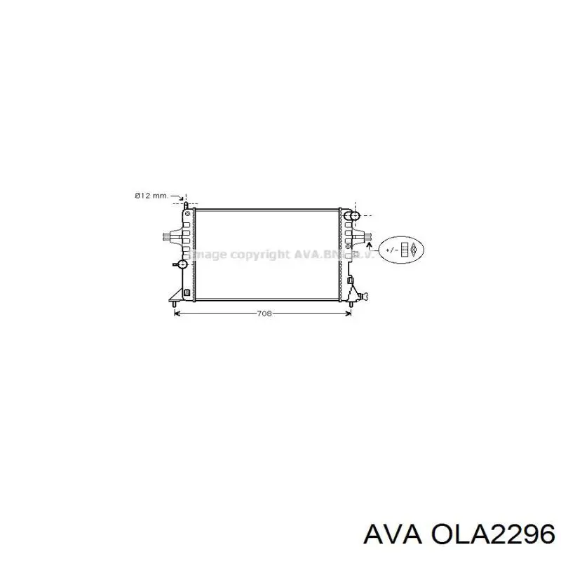 Radiador de esfriamento de motor AVA OLA2296 preço, a partir de 78,71 USD