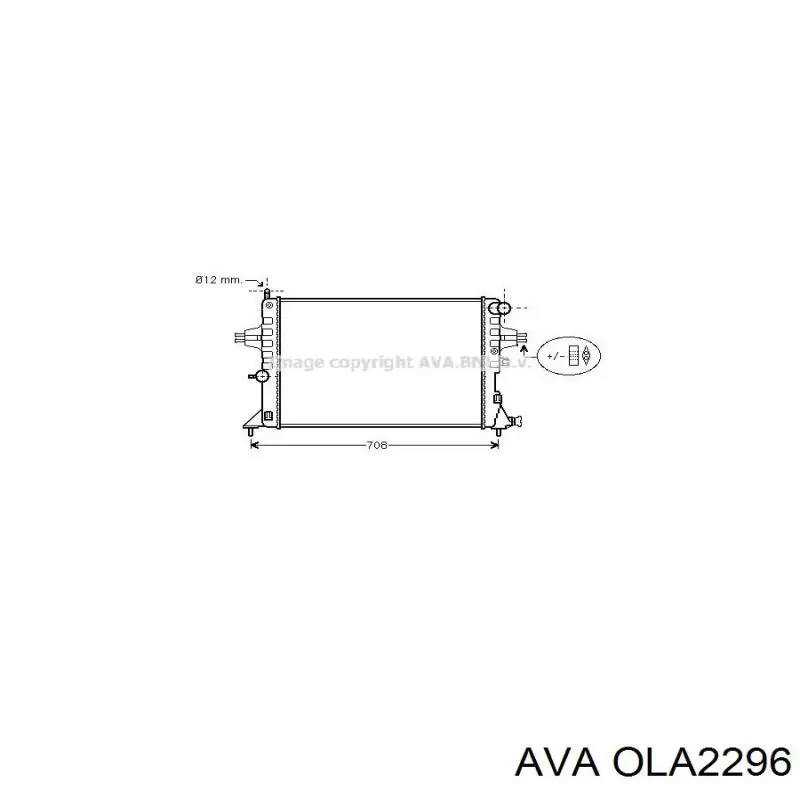 Compre OLA2296 AVA Radiador de esfriamento de motor
