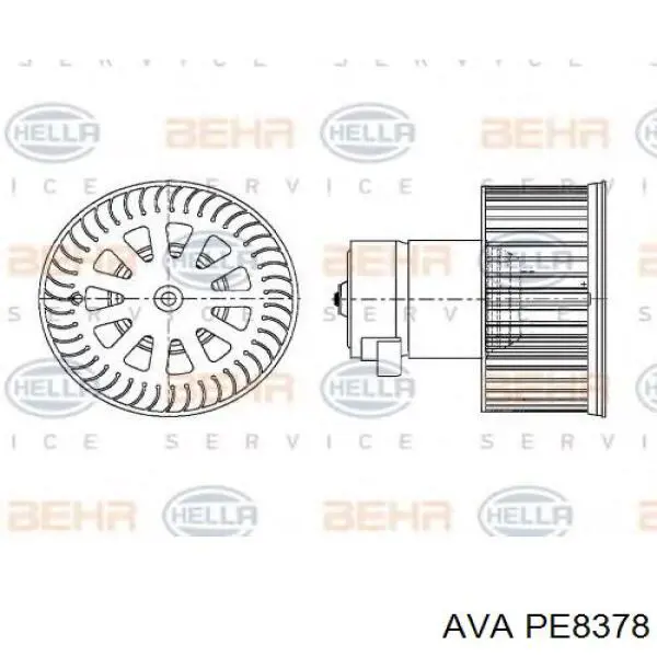 Compre PE8378 AVA Motor de ventilador de forno (de aquecedor de salão)