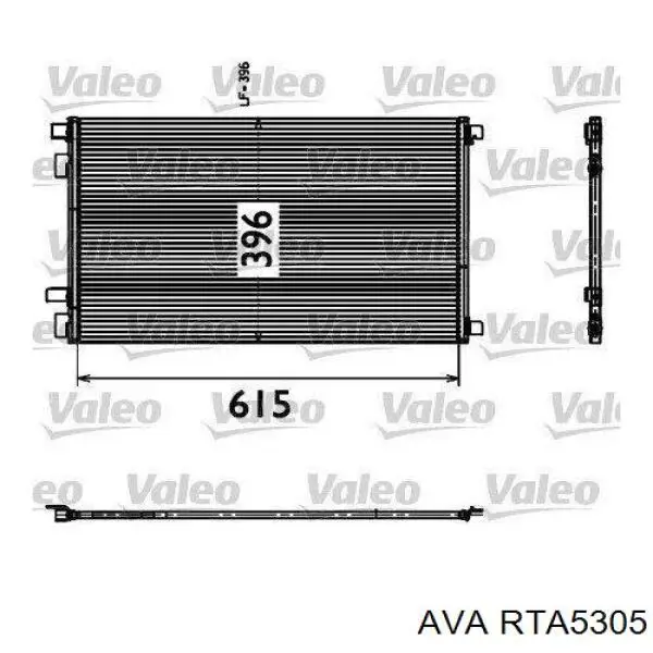 Radiador de aparelho de ar condicionado AVA RTA5305 preço, a partir de 37,36 USD