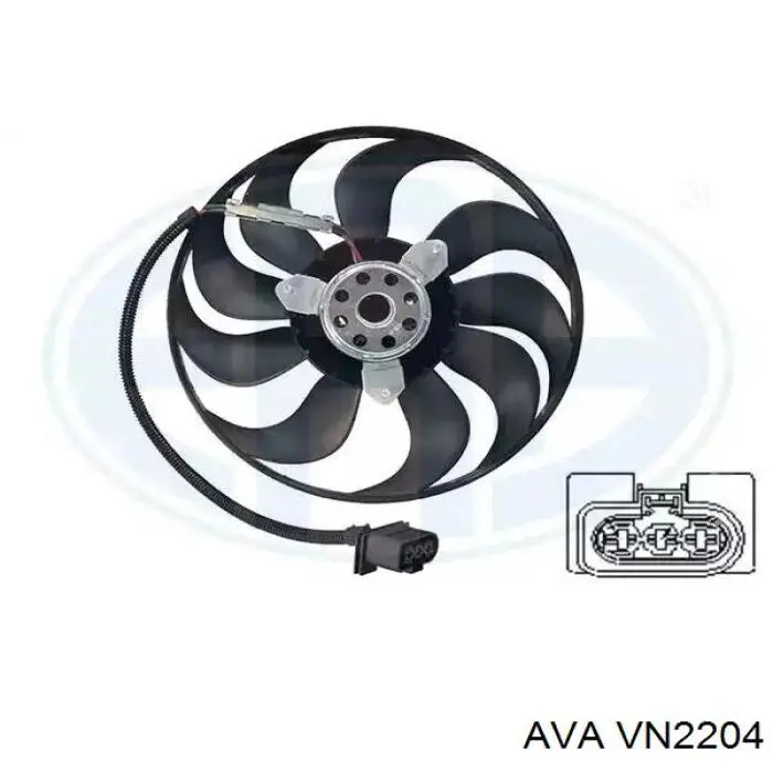 Compre VN2204 AVA Radiador de esfriamento de motor
