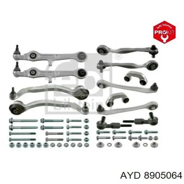 8905064 AYD Kit de braços oscilantes de suspensão dianteira