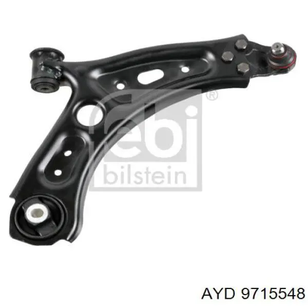 Compre 51961341 Chrysler Braço oscilante inferior esquerdo de suspensão dianteira