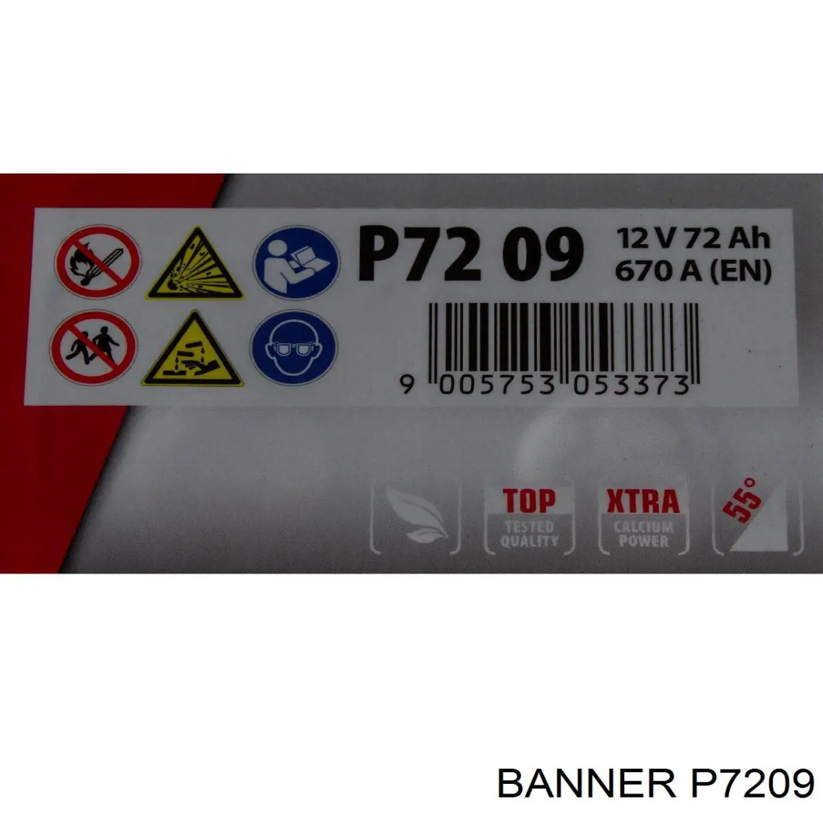 Bateria recarregável (PILHA) Banner P7209 preço, a partir de 219,45 USD