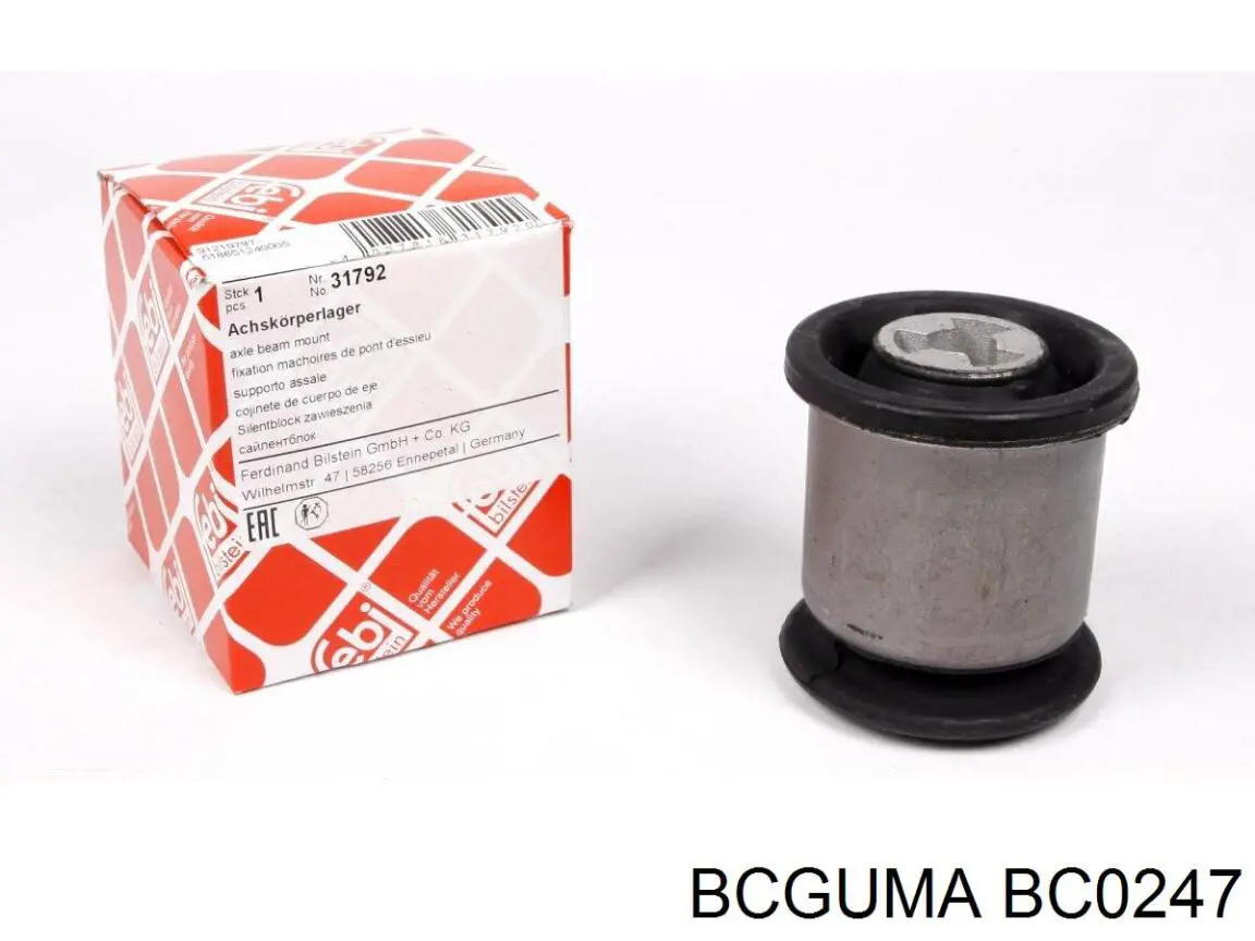 BC0247 Bcguma Bloco silencioso do braço oscilante inferior traseiro