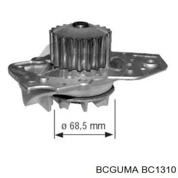 Compre BC1310 Bcguma Bucha externa de estabilizador traseiro