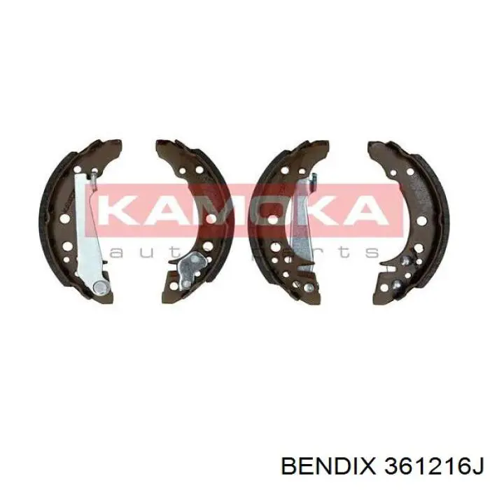 Compre 361216J Jurid/Bendix Sapatas do freio traseiras de tambor