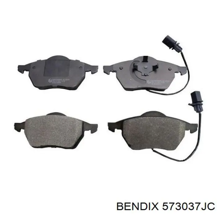 573037JC Jurid/Bendix Sapatas do freio dianteiras de disco