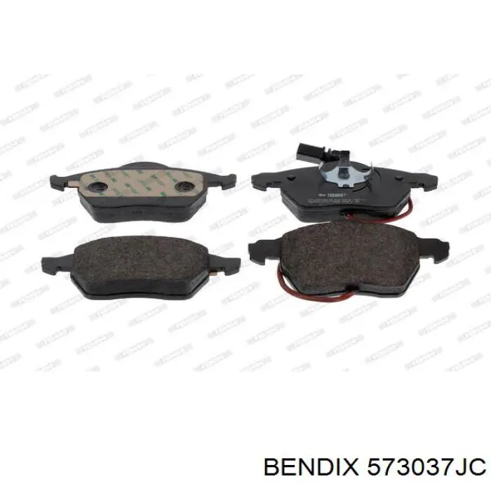 Compre 573037JC Jurid/Bendix Sapatas do freio dianteiras de disco