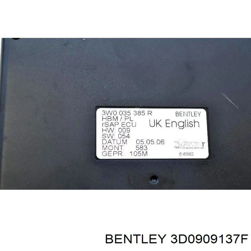  Bentley 3D0909137F