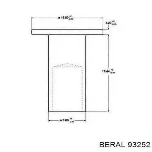 Kit de reparação dos freios traseiros Tempest TP991723 preço, a partir de 0,41 USD