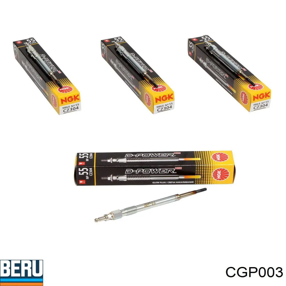Vela de incandescência CGP003 Beru
