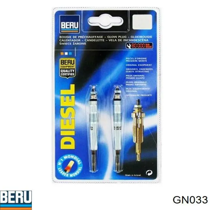 Vela de incandescência Beru GN033 preço, a partir de 12,41 USD