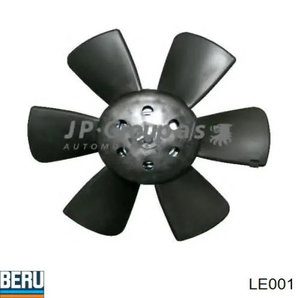 Compre LE001 Beru Ventilador elétrico de esfriamento montado (motor + roda de aletas) direito