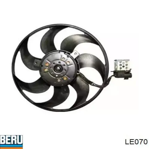 Ventilador elétrico de esfriamento montado (motor + roda de aletas) 9133061 General Motors