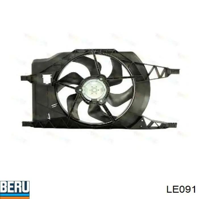 Ventilador elétrico de esfriamento montado (motor + roda de aletas) LE091 Beru