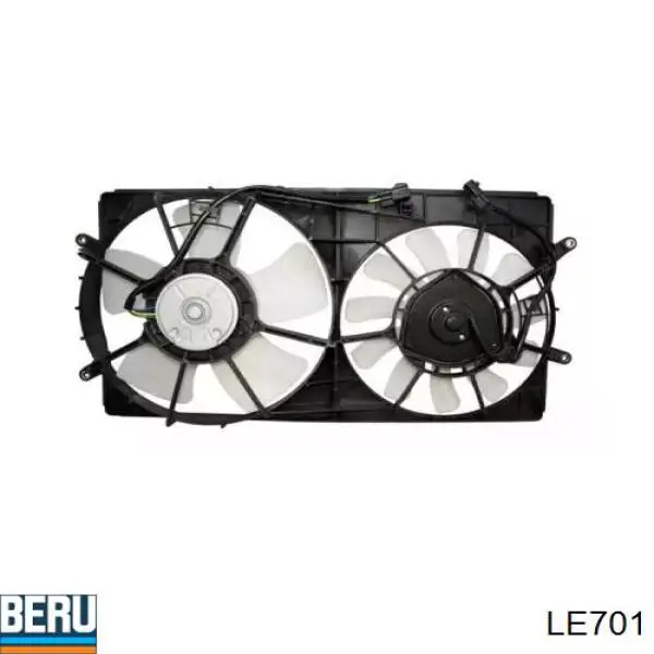 LE701 Beru Difusor do radiador de esfriamento, montado com motor e roda de aletas