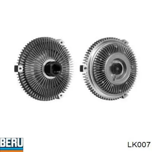 Acoplamento viscoso de ventilador de esfriamento LK007 Beru