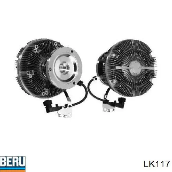 Acoplamento viscoso de ventilador de esfriamento LK117 Beru