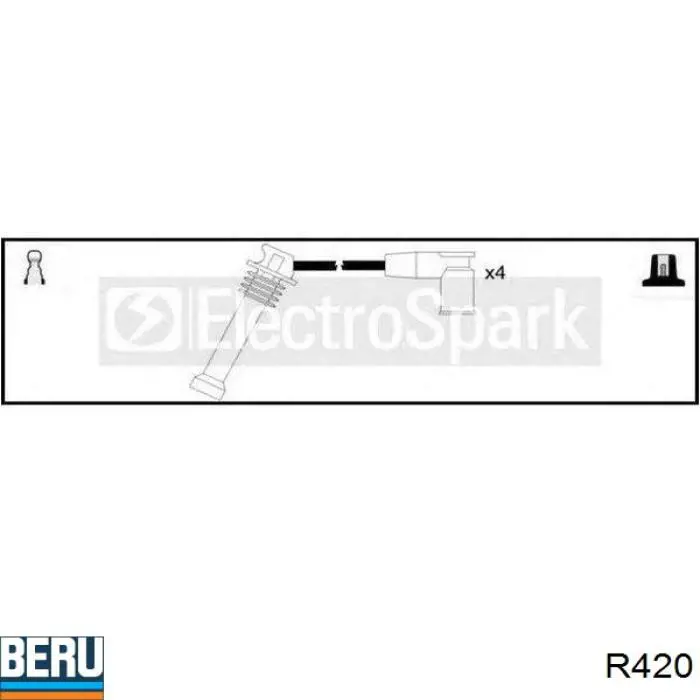 Compre R244 Beru Fios de alta voltagem, kit