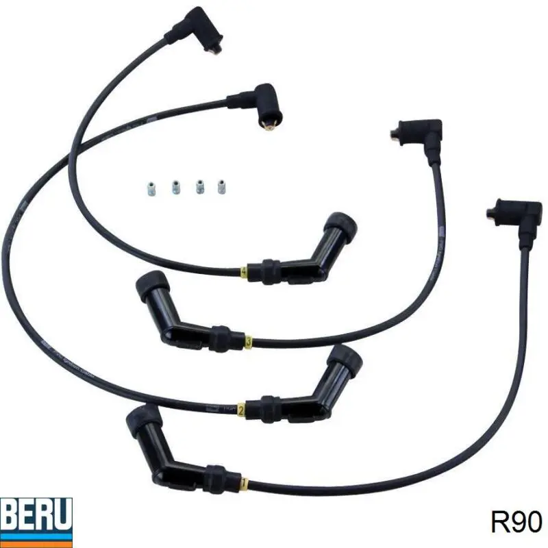 R90 Beru Fios de alta voltagem, kit