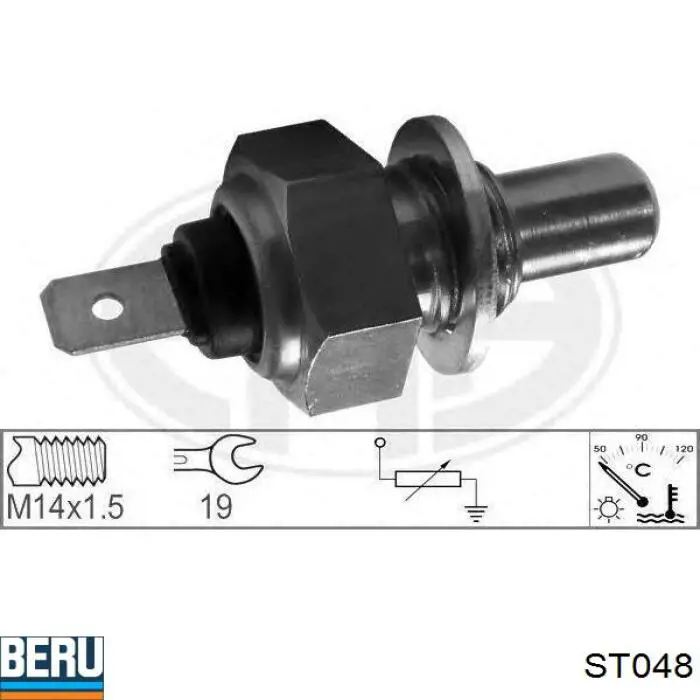 Sensor de temperatura do fluido de esfriamento Beru ST048 preço, a partir de 9,47 USD