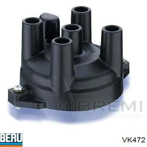 Tampa de distribuidor de ignição (distribuidor) VK472 Beru