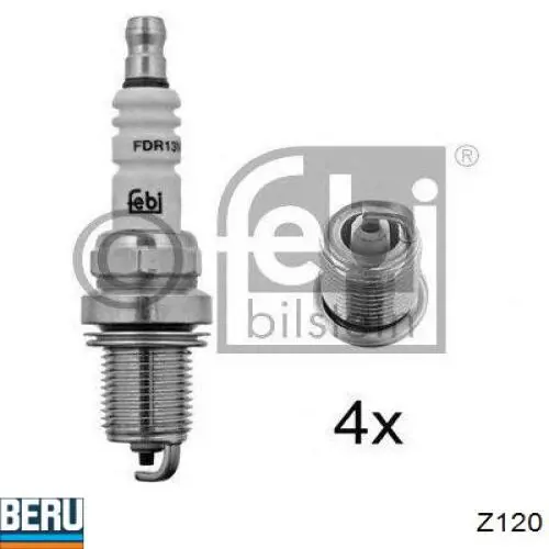 Compre Z120 Beru Vela de ignição